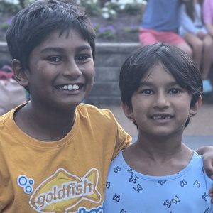 Arjun and Niya, founders of Arni Startup